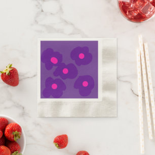 Eenvoudig minimaal elegant aangepast logo hier bed servet