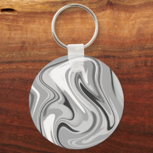 Eenvoudig minimaal elegant aangepast logo hier bed sleutelhanger
