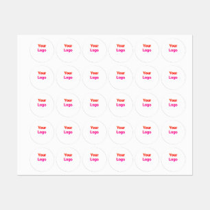 Eenvoudig minimaal elegant aangepast logo in bedri labels