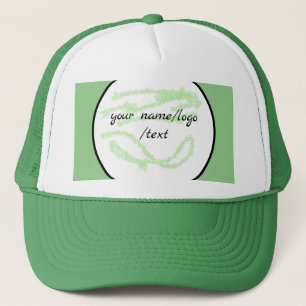 Eenvoudig minimaal elegant aangepast logo trucker pet