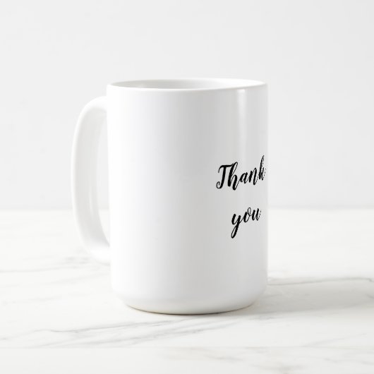 Eenvoudig minimaal elegant dankzij elegant aangepa koffiemok (Voorkant links)