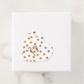 Eenvoudig minimaal elegant kerstcadeau label (In situ)