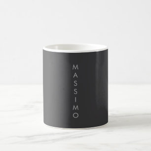 Eenvoudig Minimaal Elegant Modern Grijs Koffiemok