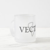 eenvoudig minimaal jouw naam MONOGRAM GROOMSME toe Matglas Koffiemok (Voorkant links)