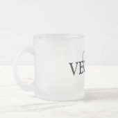 eenvoudig minimaal jouw naam MONOGRAM GROOMSME toe Matglas Koffiemok (Links)