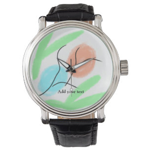 eenvoudig minimaal jouw naam MONOGRAM GROOMSME W t Horloge