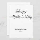 eenvoudig minimaal jouw tekst moederdag toevoegen (Voorkant / Achterkant)