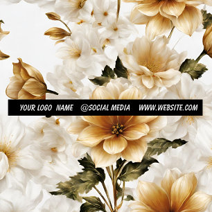 eenvoudig minimaal jouw tekst monogram    naam toe grosgrain lint