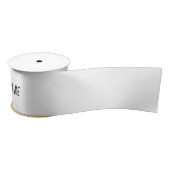 eenvoudig minimaal jouw tekst monogram toevoegen lint (Spoel)