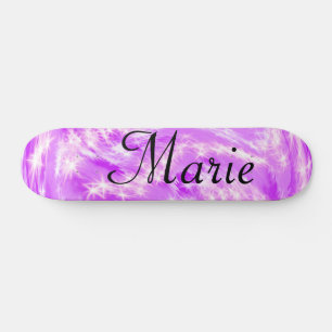 eenvoudig minimaal licht pastel roze voeg je naam skateboard