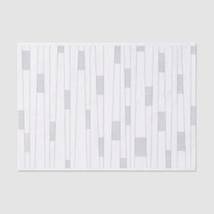 Eenvoudig, minimaal, modern grafisch lijnpatroon tissuepapier