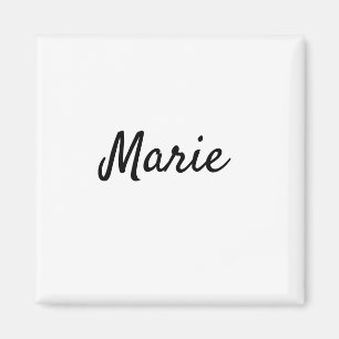 eenvoudig minimaal monogram logo gepersonaliseerd magneet
