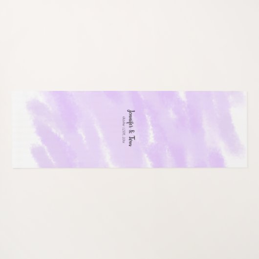 eenvoudig minimaal om jouw naam op maat te plaatse yogamat (Achterkant (horizontaal))