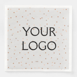 eenvoudig minimaal om uw logo en ontwerp hier aan servet