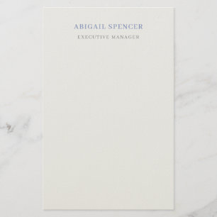 Eenvoudig Minimaal Professioneel Briefpapier