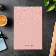 Eenvoudig minimaal roze elegante monogram