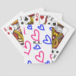 EENVOUDIG MINIMAAL. SCHATJE NAAM TOEVOEGEN BABY ha Pokerkaarten