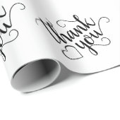 Eenvoudig minimaal script | Klassieke branding bed Cadeaupapier (Rol Hoek)