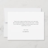 Eenvoudig minimaal Script-Vrijgezellenfeest - Hart Kaart (Achterkant)