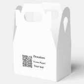 Eenvoudig minimaal streepjescode donaties venmo pa bedankdoosjes (Geopend)