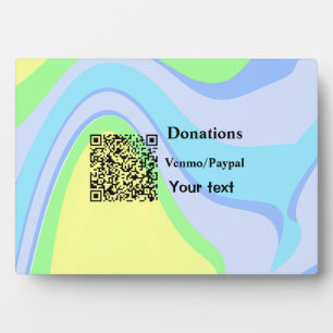 Eenvoudig minimaal streepjescode donaties venmo pa fotoplaat