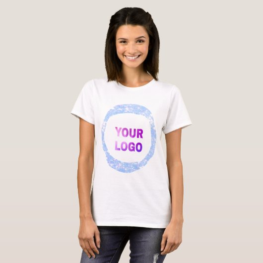 eenvoudig minimaal voeg hier uw logo/ontwerp-scher t-shirt (Voorkant volledig)