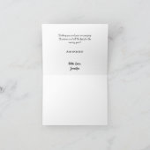 Eenvoudig minimaal voeg je logo-tekstnaam toe kaart (Binnen)