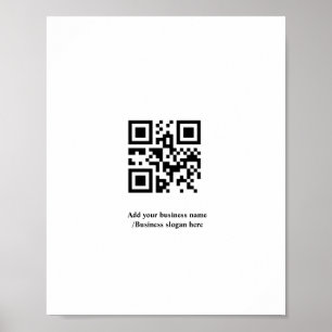Eenvoudig minimaal voeg je logo-tekstnaam toe poster