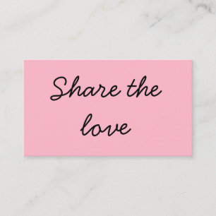 EENVOUDIG MINIMAAL voeg je naam adres tekst deel Aanbevelingskaartje