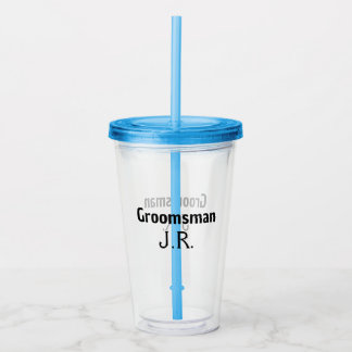 EENVOUDIG MINIMAAL voeg je naam toe aangepaste gro Acryl Drinkbeker