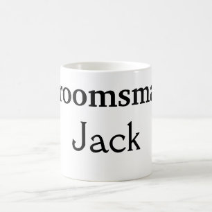 EENVOUDIG MINIMAAL voeg je naam toe aangepaste gro Koffiemok