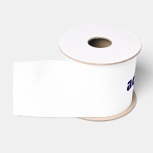 eenvoudig minimaal voeg je tekst monogram naam sat grosgrain lint