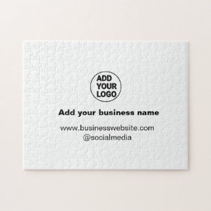 eenvoudig minimaal voeg uw logo-/ontwerpaangepast legpuzzel