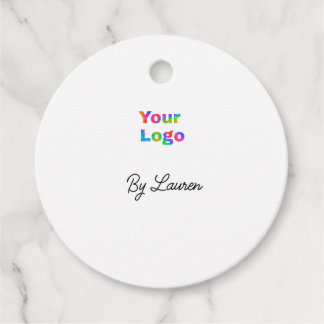 EENVOUDIG MINIMAAL VOEG UW LOGO TOE AANGEPASTE TEK BEDANKJES LABELS