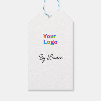 EENVOUDIG MINIMAAL VOEG UW LOGO TOE AANGEPASTE TEK CADEAULABEL