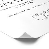 Eenvoudig minimaal waar waren ze Vrijgezellenfeest Poster (Hoek)