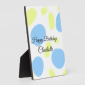 EENVOUDIG MINIMAL.CUTIE ADD NAME BABY happy birthd Fotoplaat (Zijkant)