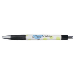 EENVOUDIG MINIMAL.CUTIE ADD NAME BABY happy birthd Pen