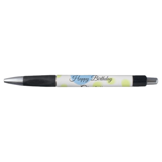 EENVOUDIG MINIMAL.CUTIE ADD NAME BABY happy birthd Pen (Voorkant)