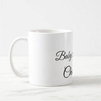 EENVOUDIG MINIMAL.CUTIE VOEGT HET baby shower VAN  Koffiemok