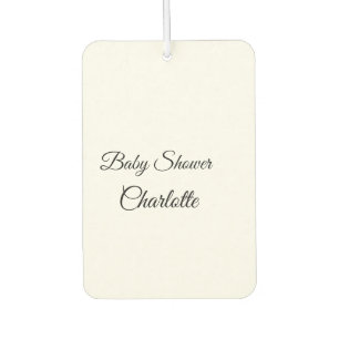 EENVOUDIG MINIMAL.CUTIE VOEGT HET baby shower VAN Luchtverfrisser