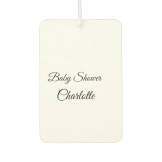 EENVOUDIG MINIMAL.CUTIE VOEGT HET baby shower VAN  Luchtverfrisser