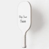 EENVOUDIG MINIMAL.CUTIE VOEGT HET baby shower VAN Pickleball Paddle (Links)