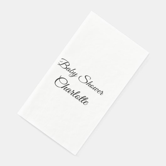 EENVOUDIG MINIMAL.CUTIE VOEGT HET baby shower VAN  Servet (Hoek)