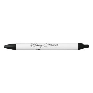 EENVOUDIG MINIMAL.CUTIE VOEGT HET baby shower VAN  Zwarte Inkt Pen