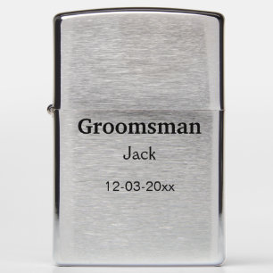 EENVOUDIG MINIMAL jouw naam aangepaste Groomsman t