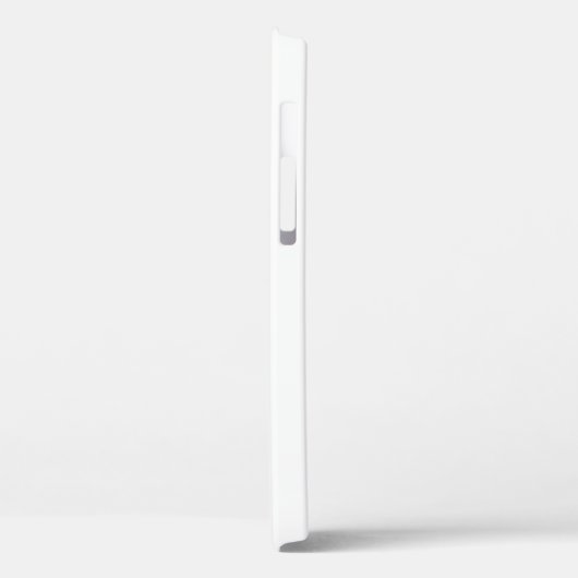 Eenvoudig minimale witte grijze monogram Case-Mate iPhone case (Achterkant / Links)