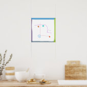 Eenvoudig minimalisme poster (Keuken)