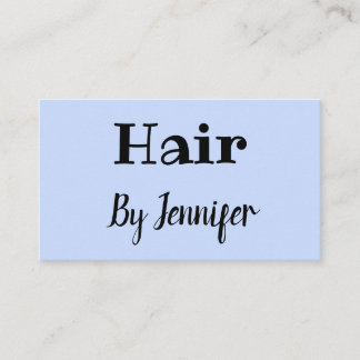eenvoudig minimalistisch aangepast logo wit haarst contactkaartje