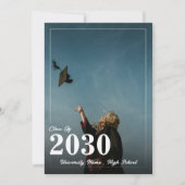 Eenvoudig minimalistisch Afstuderen Kaart (Voorkant)